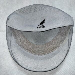 Kangol grey knit flat cap ventair size S/M